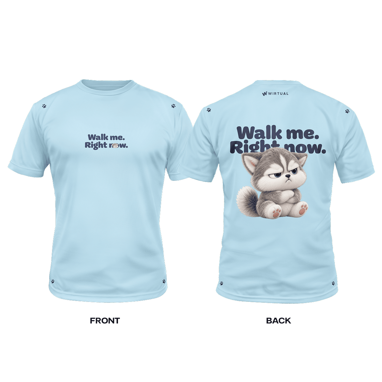เสื้อวิ่ง Walk Me. Right Now. · ไซบีเรียน Mulji รูปที่ 2